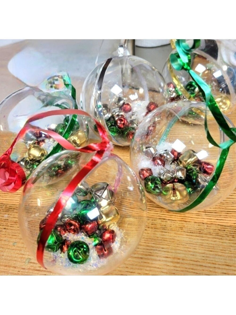 Handmade Jingle Bell Ball Ornaments